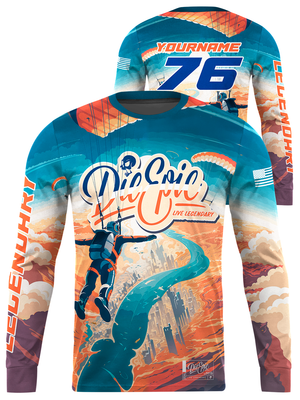 Die Epic Panoramic Custom Long Sleeve Jersey