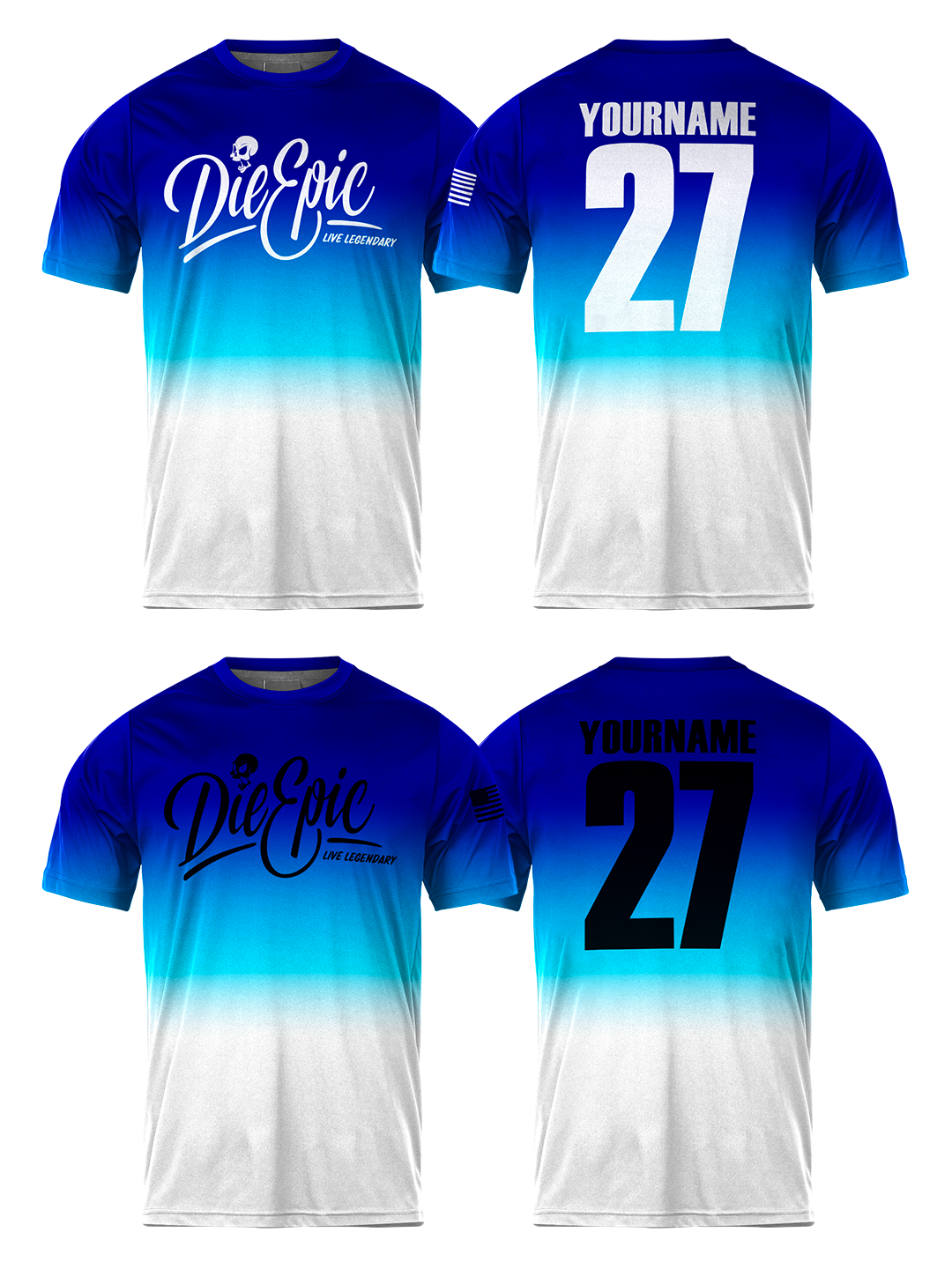 [MULTICOLOR] Die Epic Phantom Wash Custom Short Sleeve Jersey