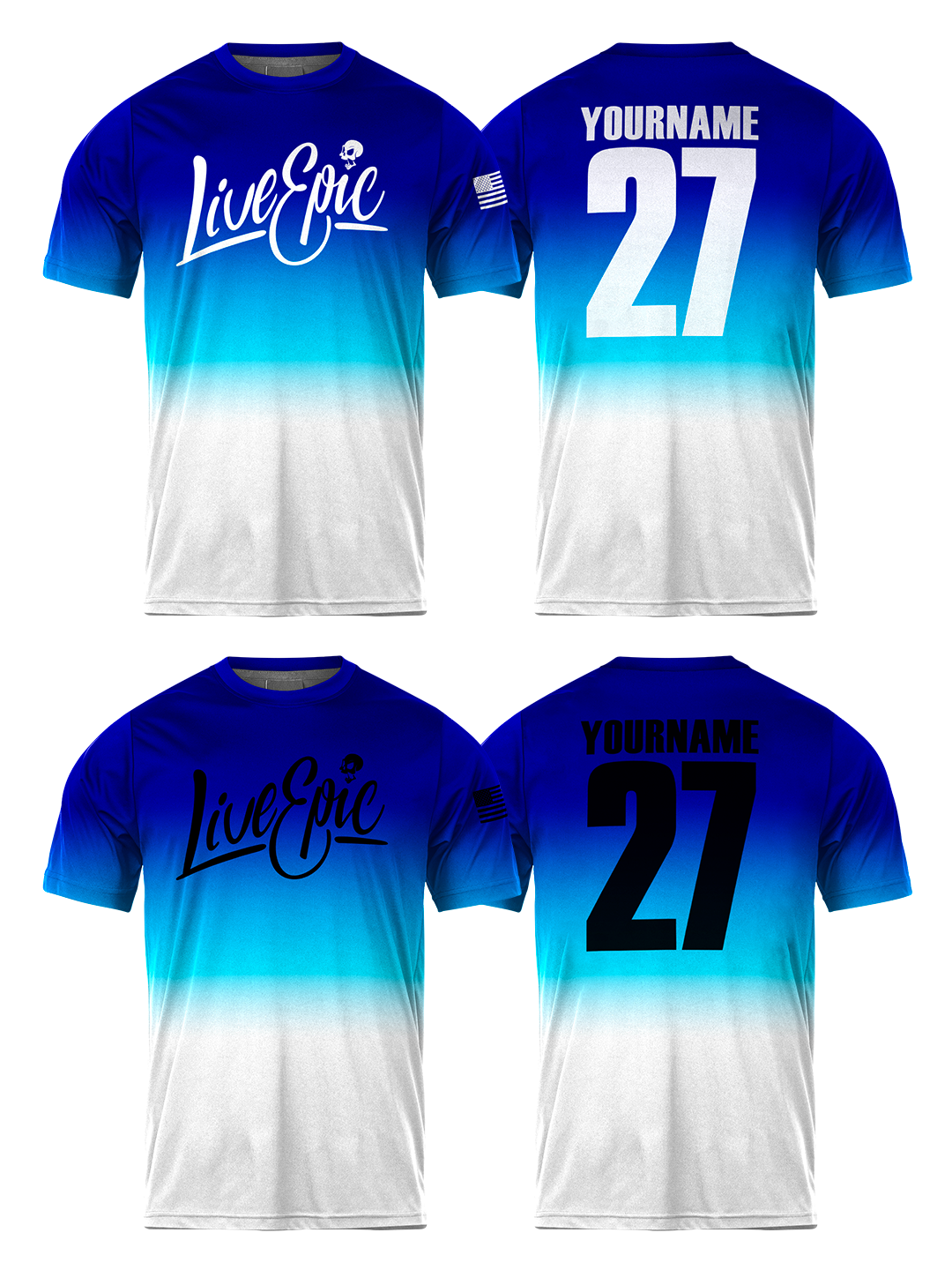 [MULTICOLOR] Live Epic Phantom Wash Custom Short Sleeve Jersey