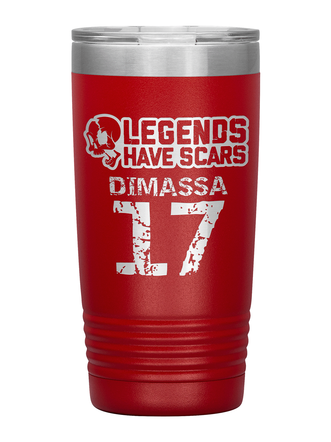[multicolor] Personalized Legends Have Scars 20oz Insulated Tumbler