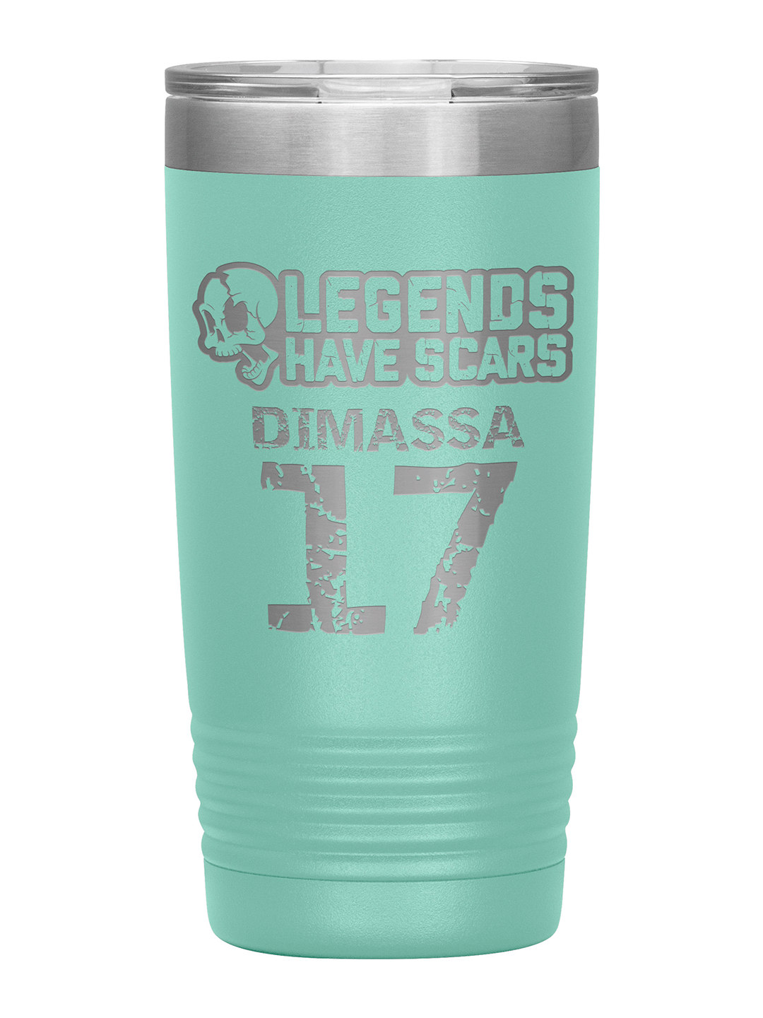 [multicolor] Personalized Legends Have Scars 20oz Insulated Tumbler