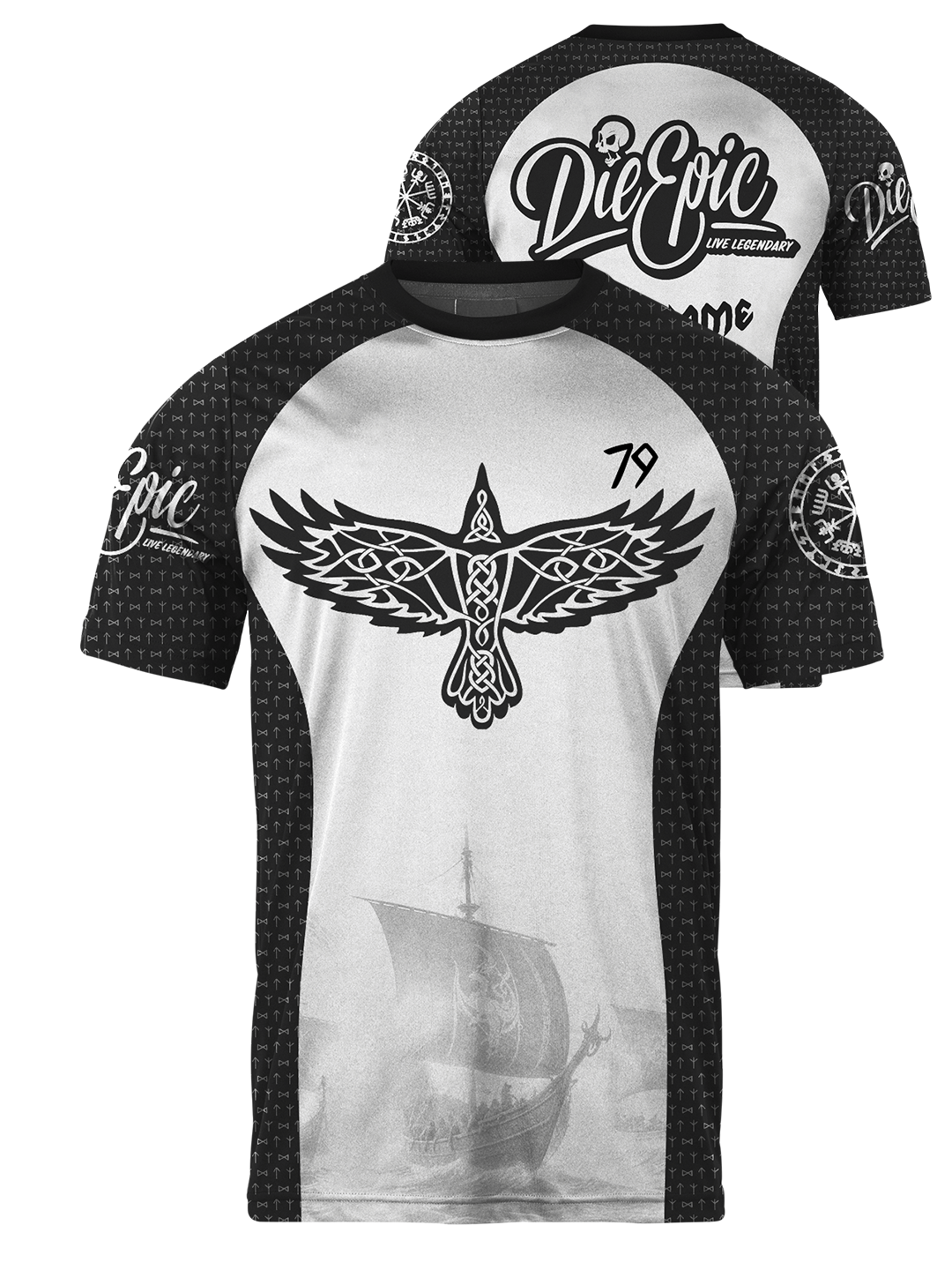 [MULTICOLOR] Die Epic Norse Custom Short Sleeve Jersey