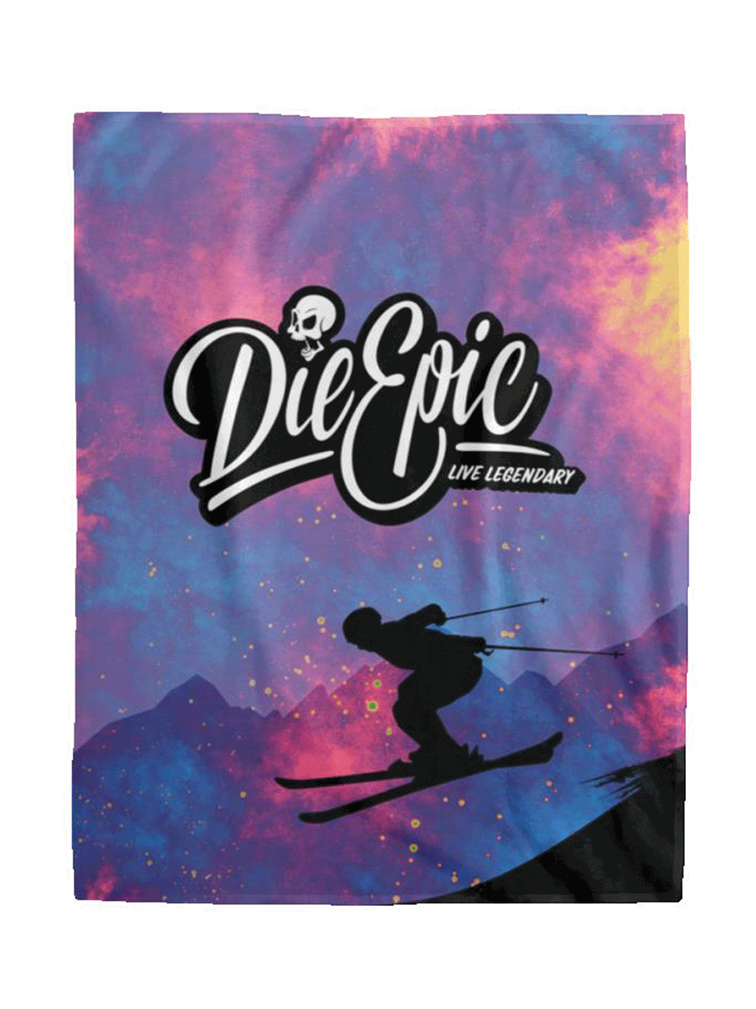 [USA ONLY] Skiing Cozy Plush Fleece Blanket 60x80