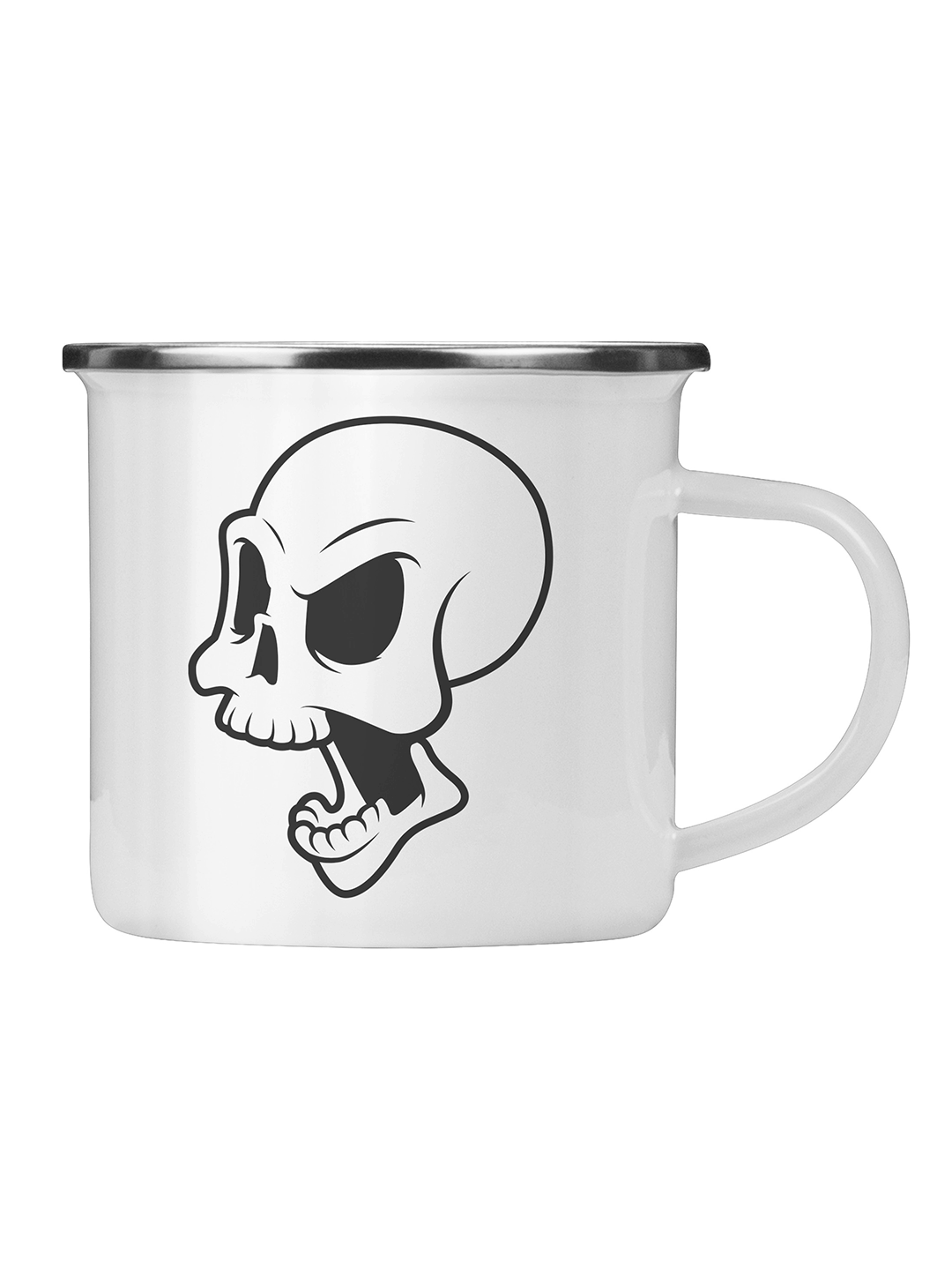 Skull 10oz Camping Mug