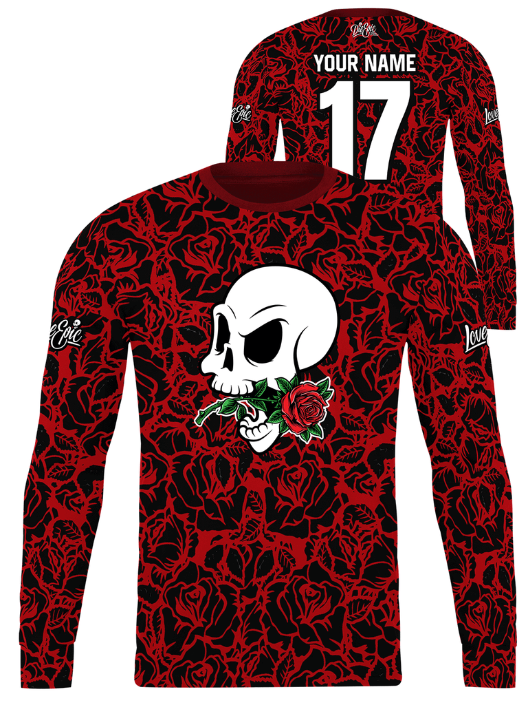 Yasuyukiw Ishii—Skull & Rose Long Sleeve Amazon.com: Skull And Roses Long Sleeve T-Shirt : Clothing