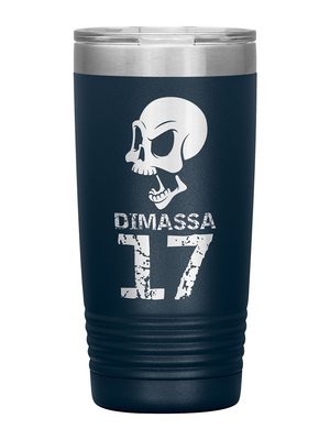 [multicolor] Personalized Skull 20oz Insulated Tumbler