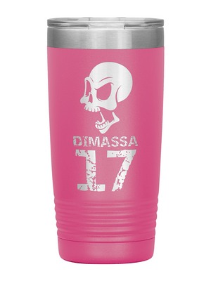 [multicolor] Personalized Skull 20oz Insulated Tumbler