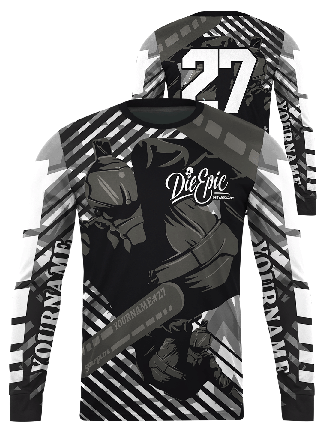 Die Epic Skysurfing Custom Long Sleeve Jersey