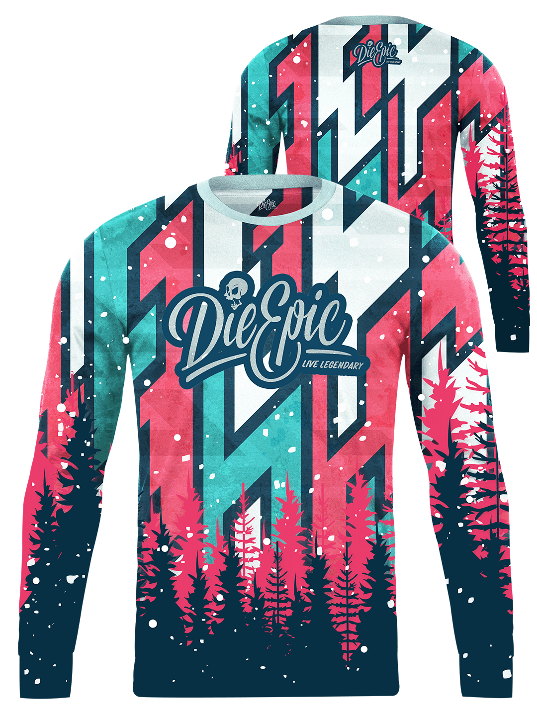 Die Epic Snowy Ugly Long Sleeve Jersey (PRE-SALES &#39;TILL DEC 7TH - 11:59PM EST)