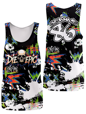 Die Epic Splash Custom Tank Top