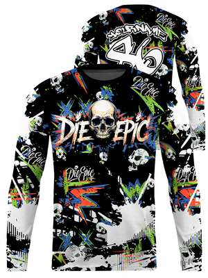 Die Epic Splash Custom Long Sleeve Jersey