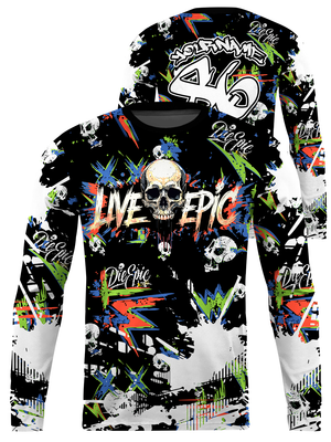 Live Epic Splash Custom Long Sleeve Jersey