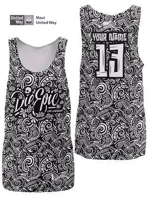 [MAUI UNITED WAY CHARITY] Die Epic Hawaii Tribal Custom Tank Top