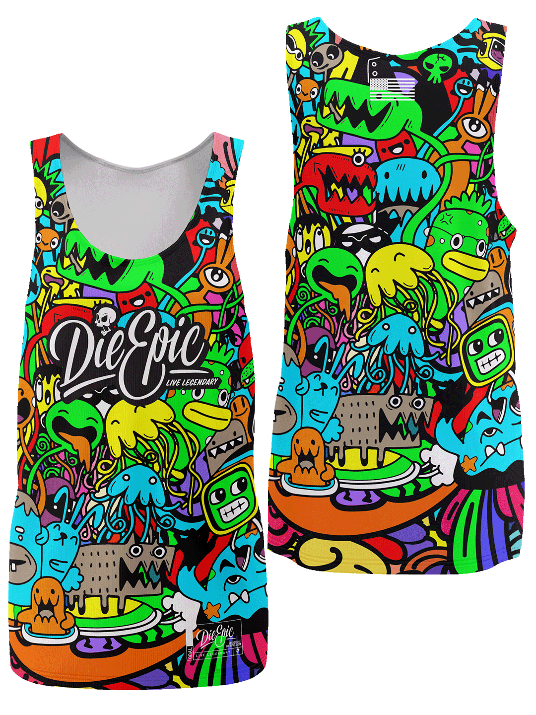 Die Epic Little Monsters Tank Top