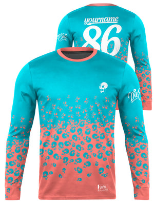 Die Epic Tropical Custom Long Sleeve Jersey