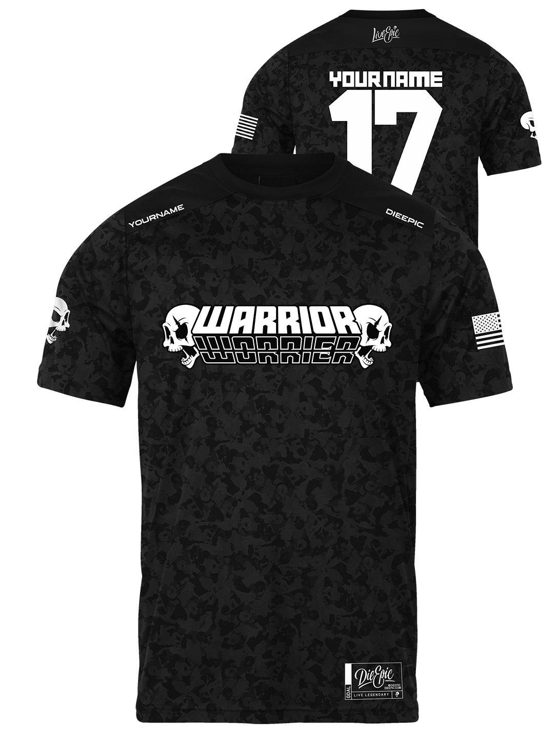 Warrior not Worrier Custom Jersey