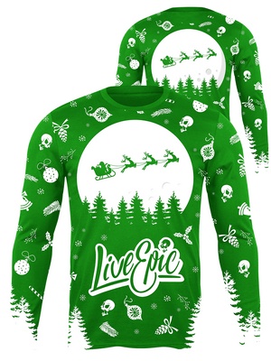 MULTICOLOR Live Epic Christmas Ugly Long Sleeve Jersey (PRE-SALES 'TILL DEC 7TH - 11:59PM EST)