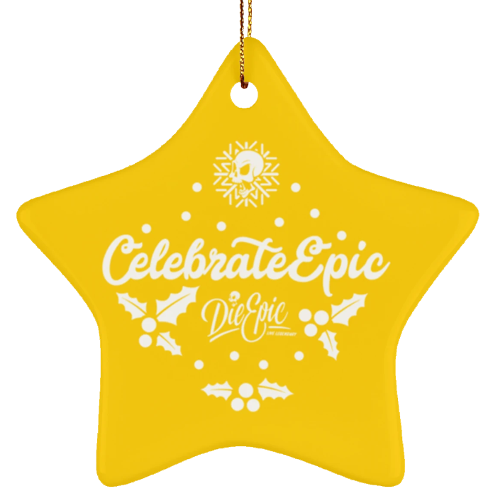 Epic Ceramic Star Ornament