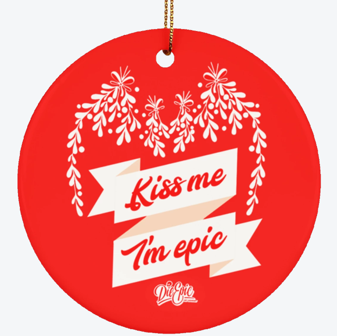 Epic Ceramic Circle Ornament