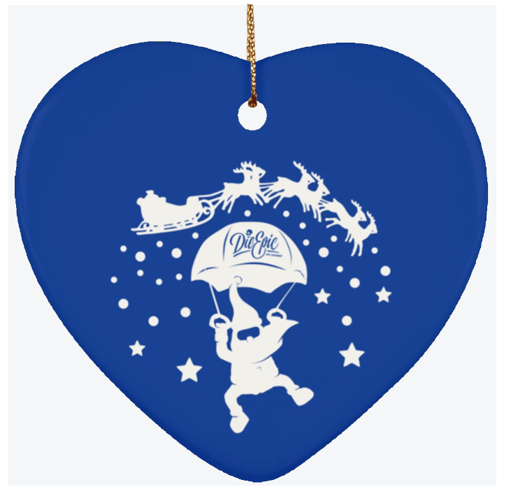 Epic Ceramic Heart Ornament