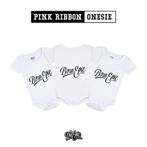 Pink Ribbon Baby Onesie 12 Month