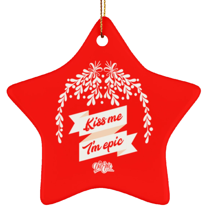 Epic Ceramic Star Ornament