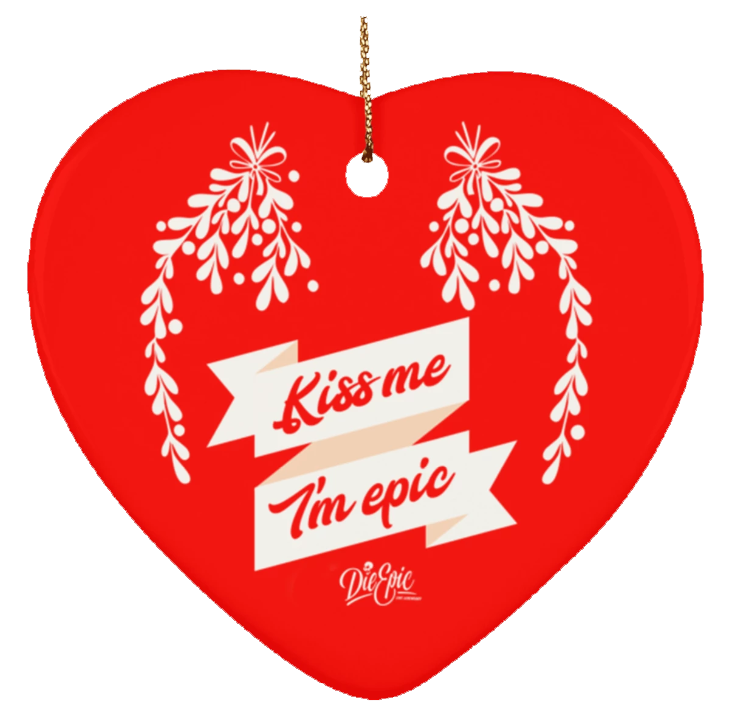 Epic Ceramic Heart Ornament