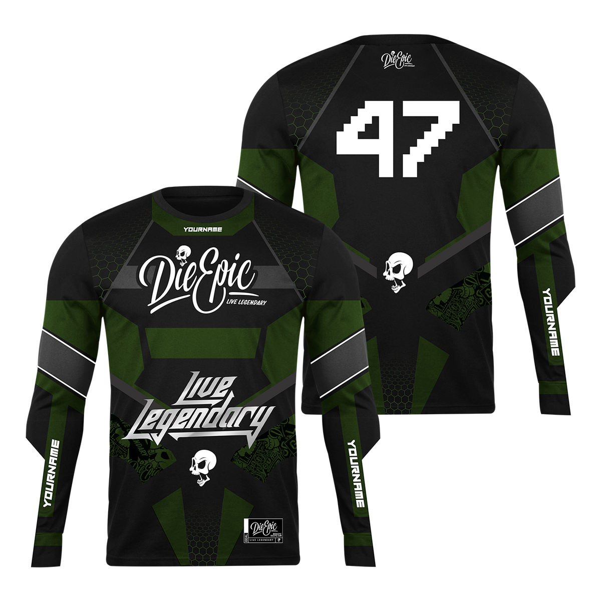 Die Epic Faded Military Coyote Camo Custom Short Sleeve Jersey - Die Epic®  Live Legendary Epic Clothing