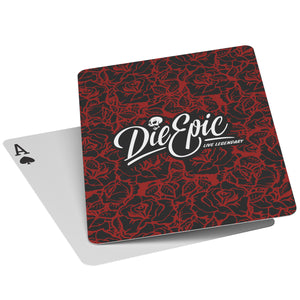 Die Epic Roses Playing Cards