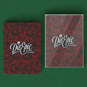 Die Epic Roses Playing Cards