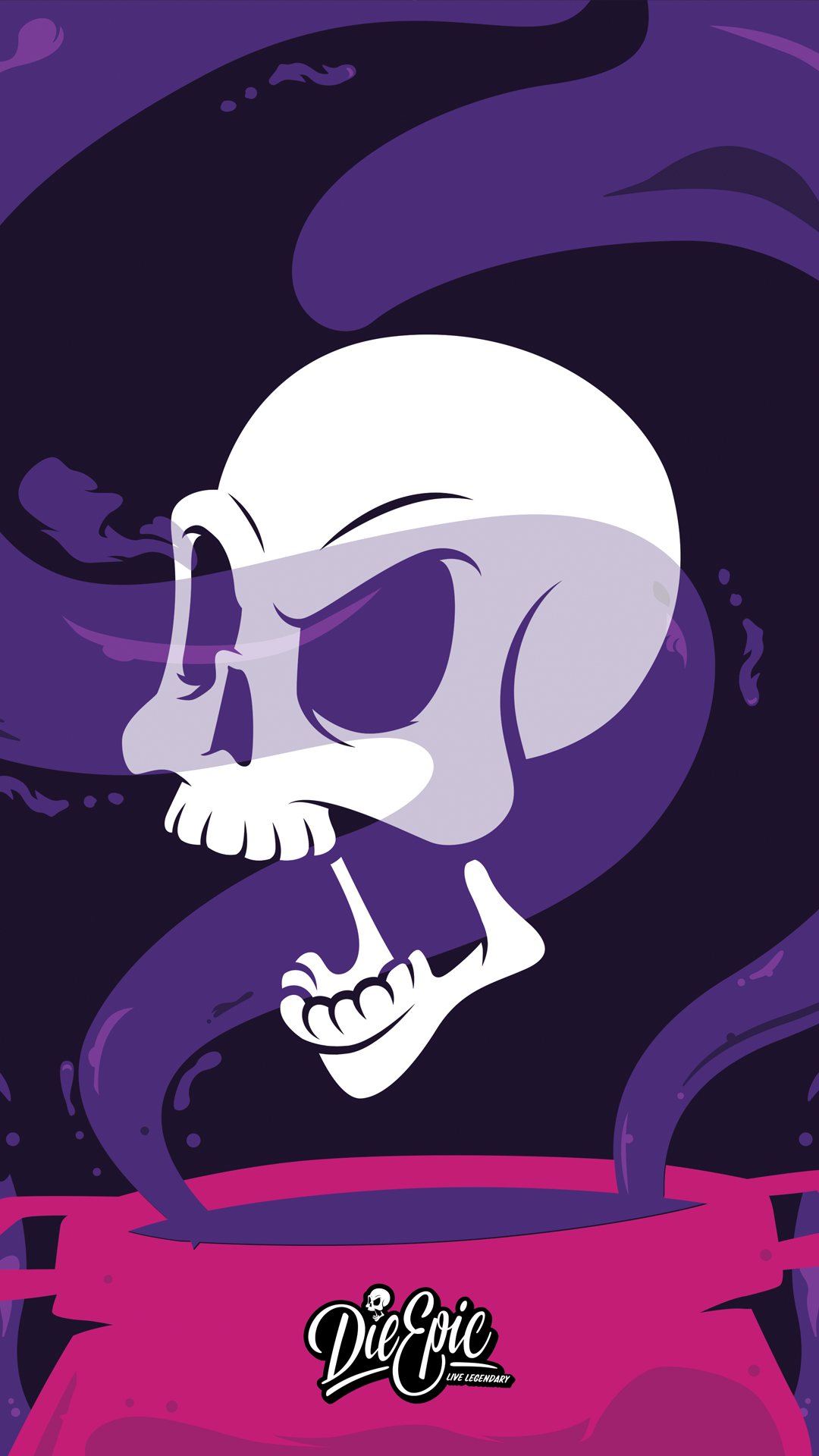Skull Potion Phone Wallpaper (Free Digital Download)
