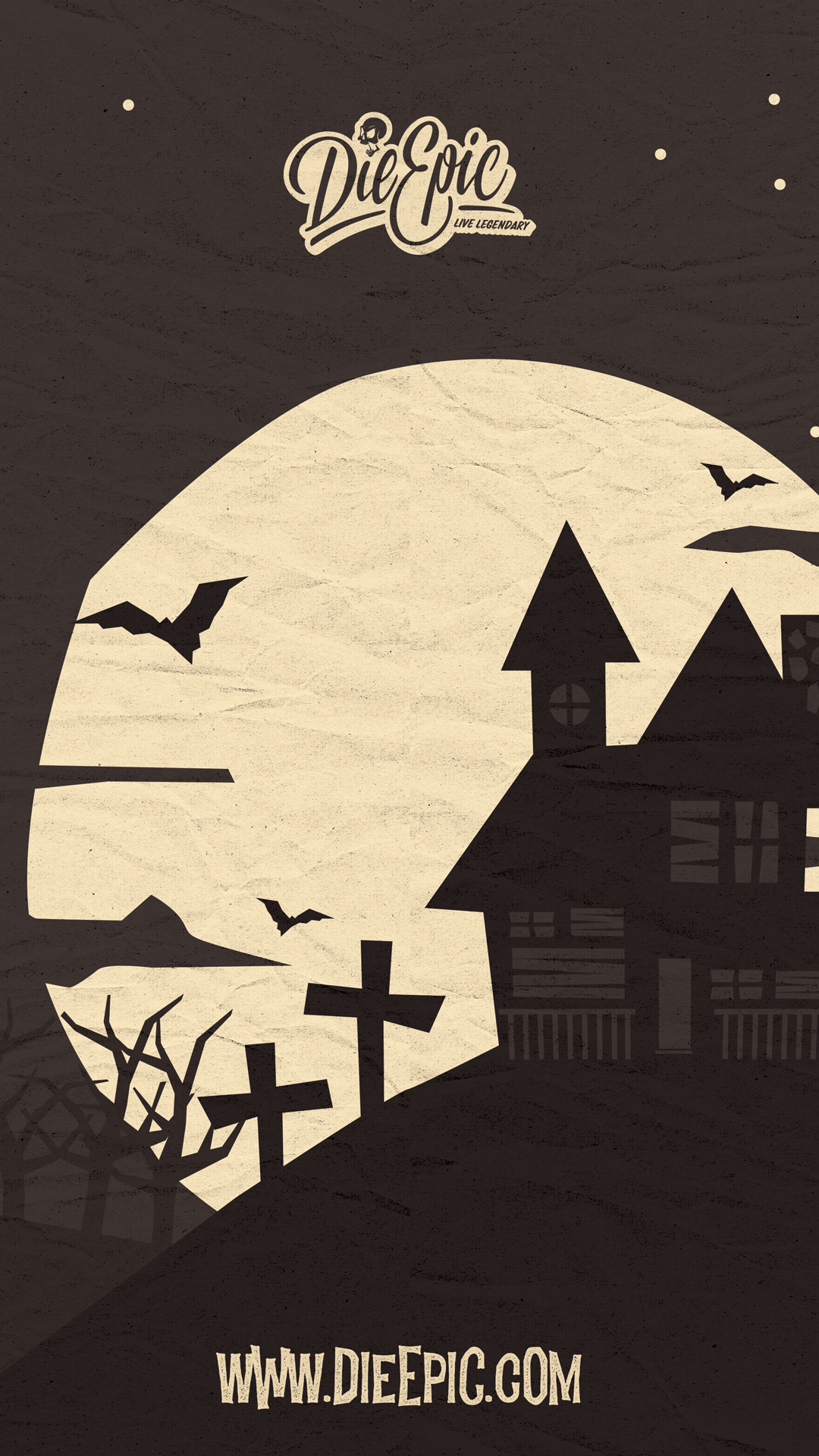 Haunted House Phone Wallpaper (Free Digital Download)