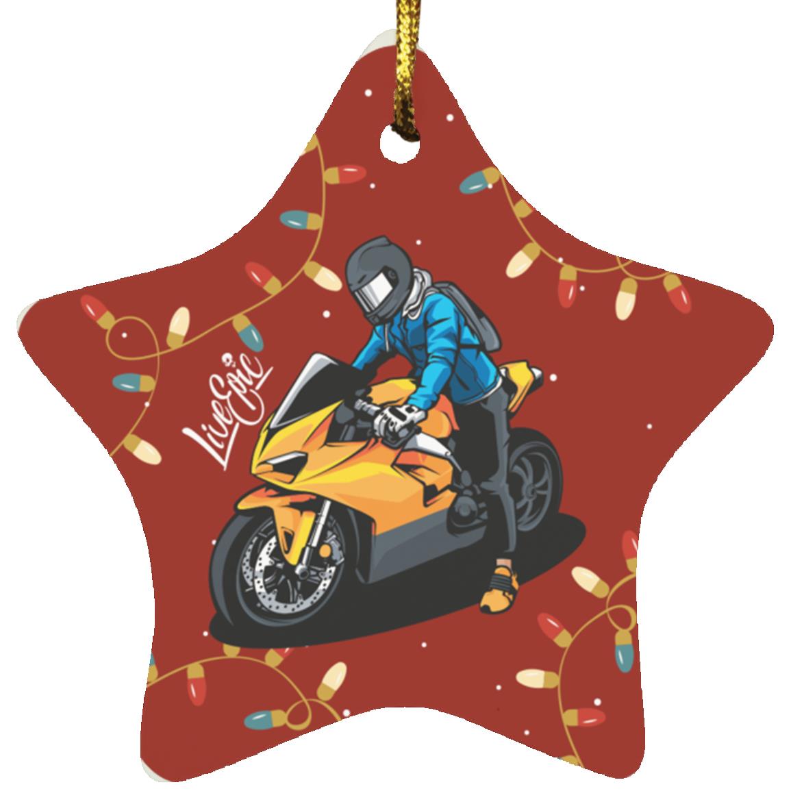Live Epic Stunts Star Ornament