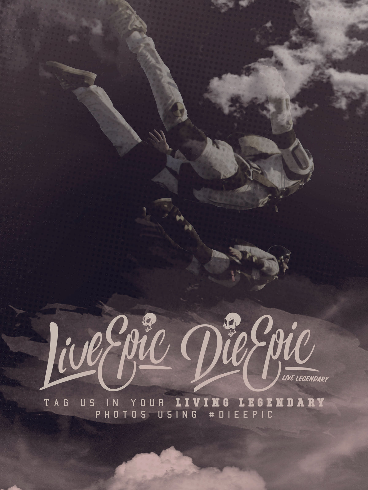 Die Epic Skydiving Poster [FREE DOWNLOAD!]