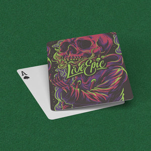 Live Epic Spooky Playing Cards