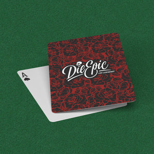 Die Epic Roses Playing Cards