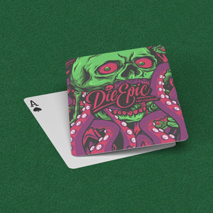 Die Epic Octopus Playing Cards