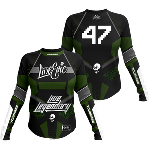 [Pre-Sales] Die Epic Military Green Custom Gaming Jersey