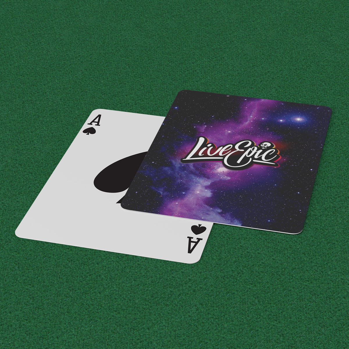Live Epic Galaxy Playing Cards