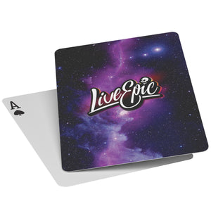 Live Epic Galaxy Playing Cards
