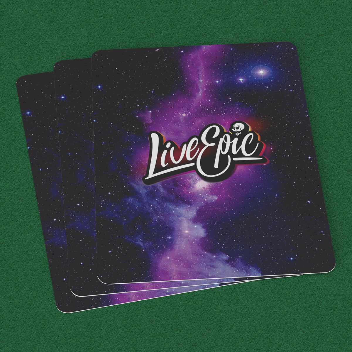 Live Epic Galaxy Playing Cards