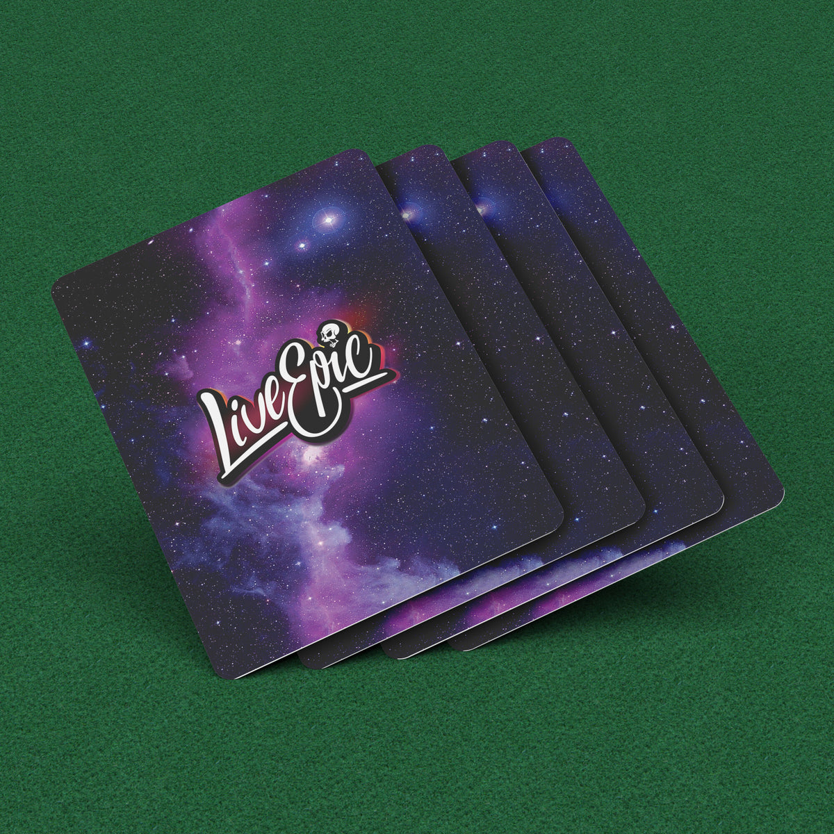 Live Epic Galaxy Playing Cards