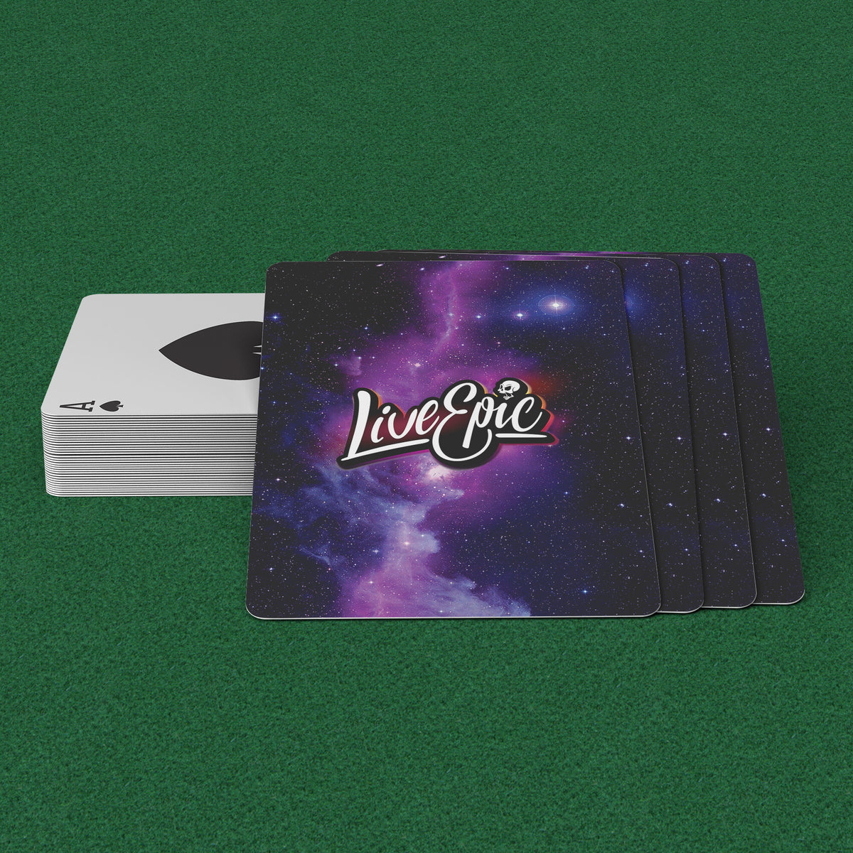 Live Epic Galaxy Playing Cards