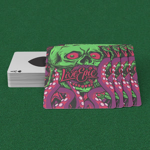 Live Epic Octopus Playing Cards