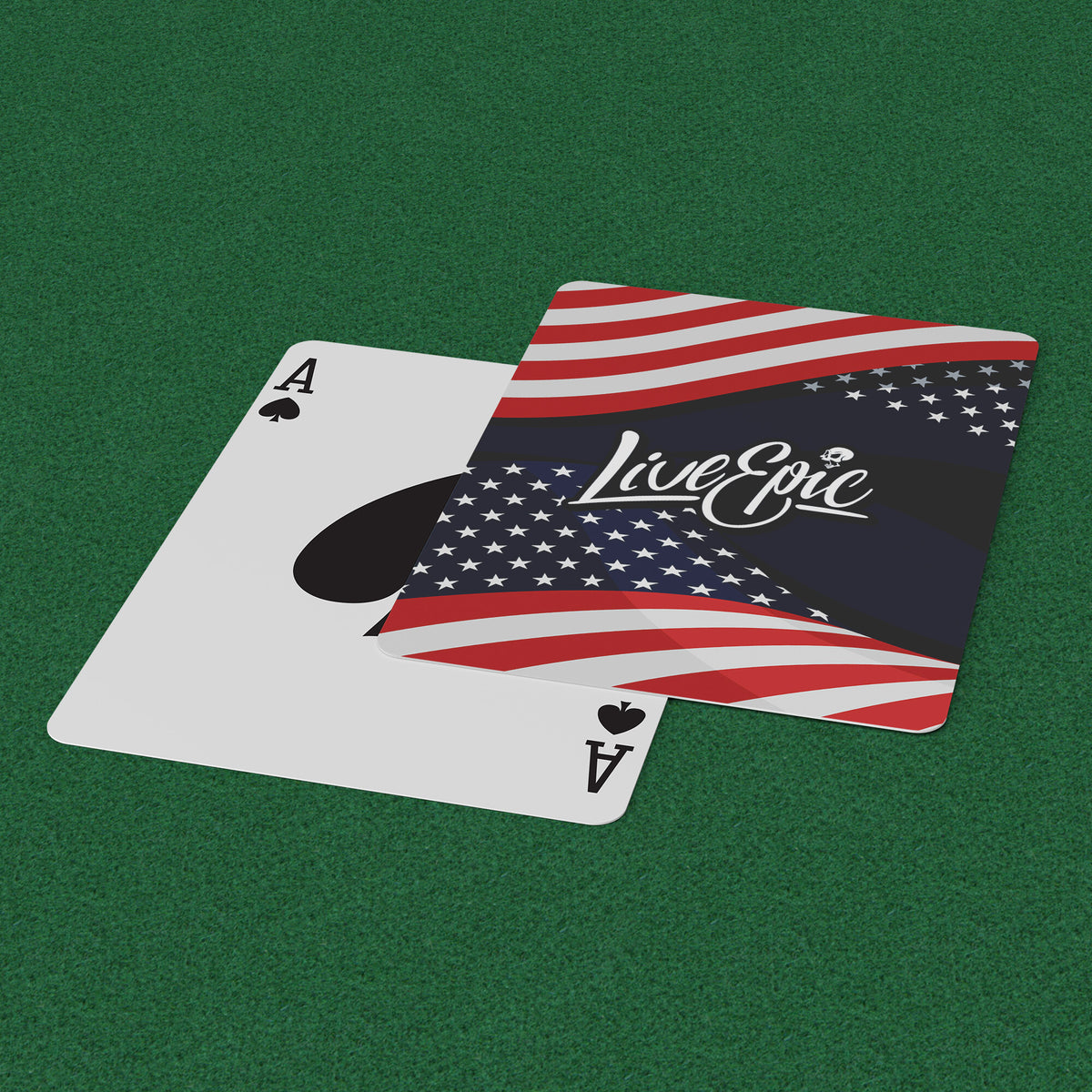 Live Epic Patriotic Playing Cards