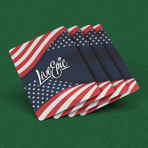 Live Epic Patriotic Playing Cards