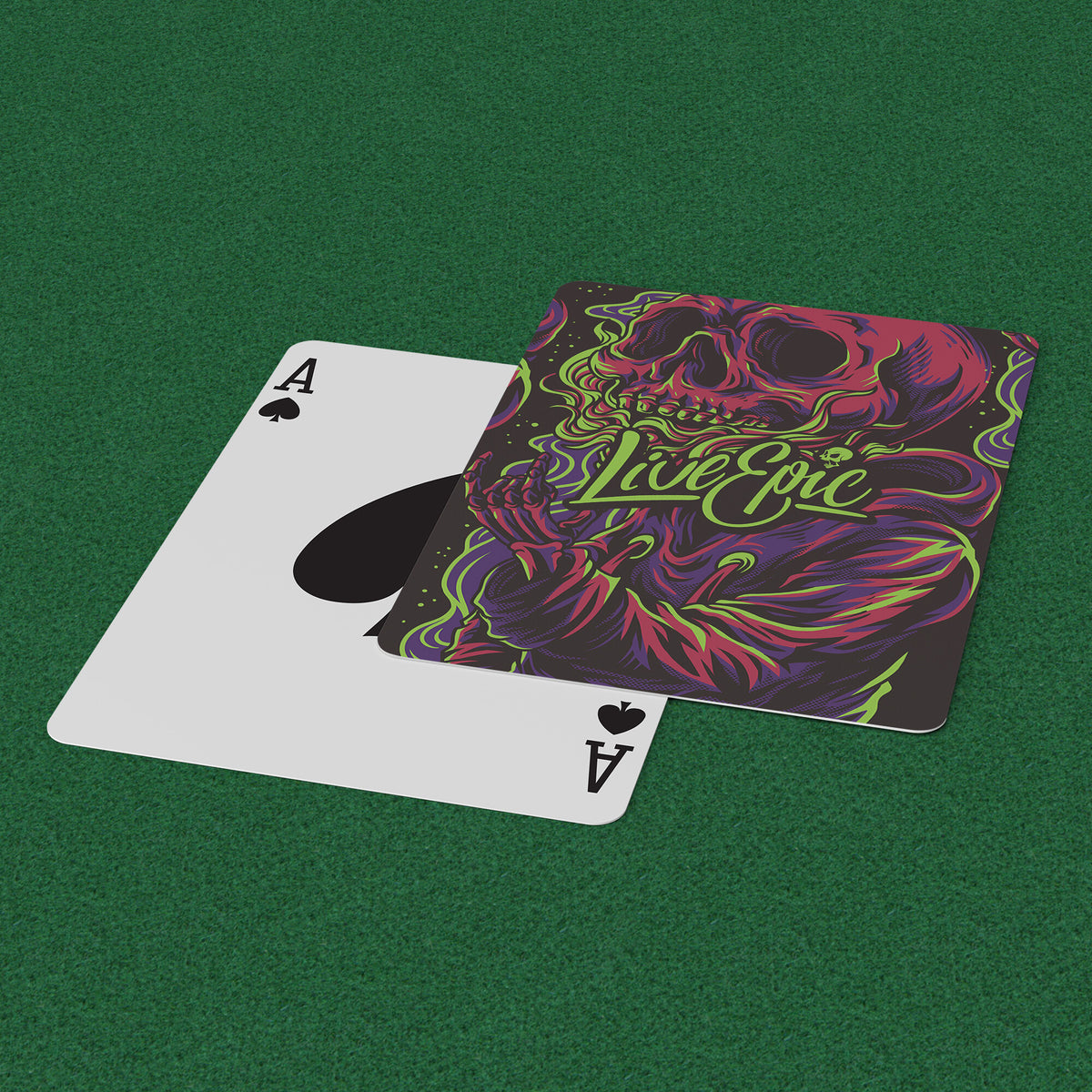 Live Epic Spooky Playing Cards
