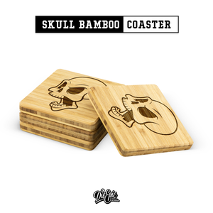 Skull Bamboo Coaster (4-piece set) - CelebrateEpic!