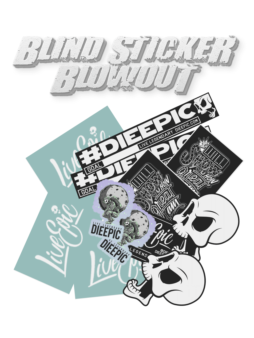 Blind Sticker Blowout